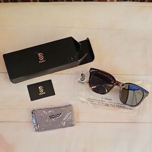 Sojos Brown Sunglasses